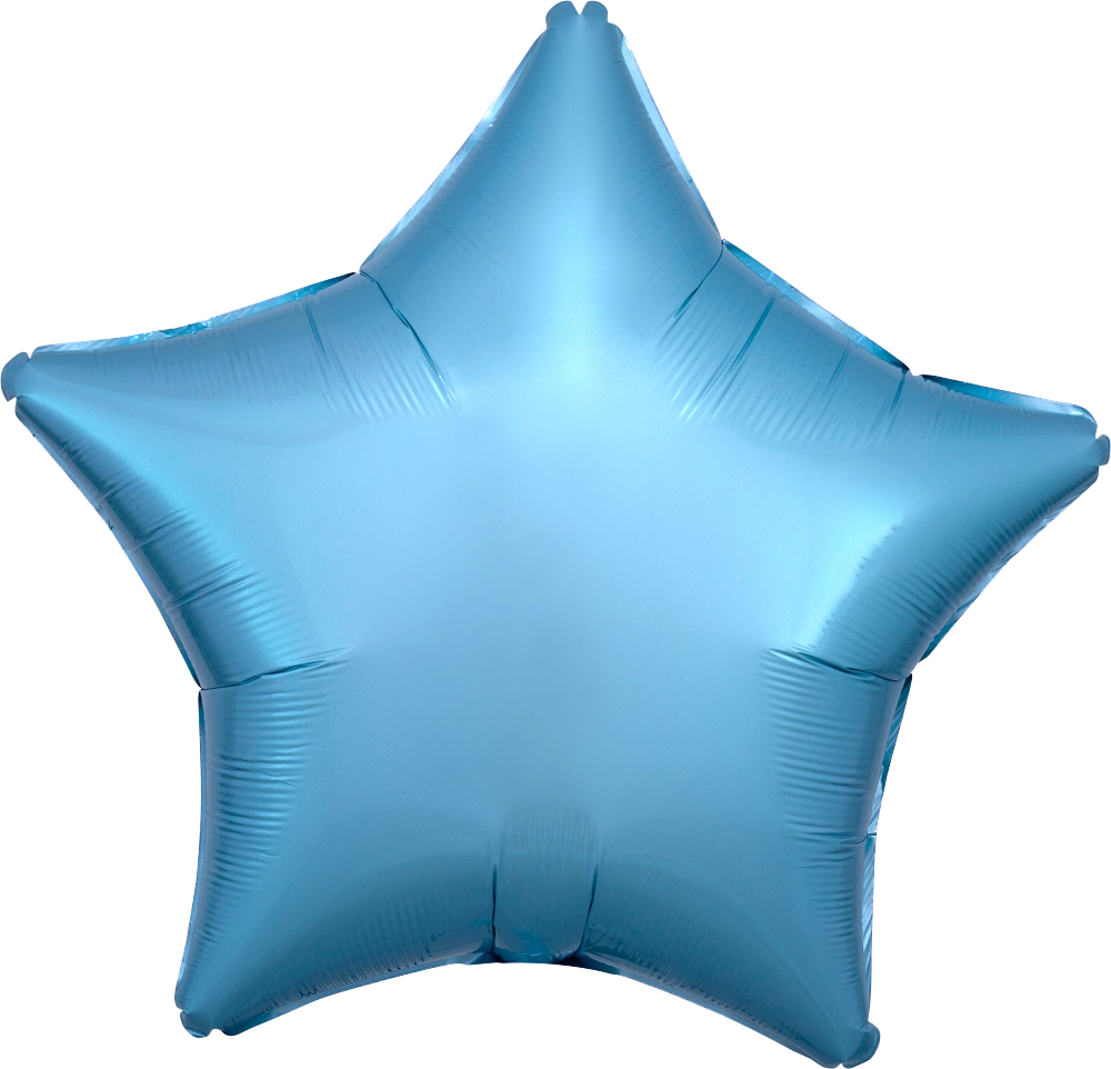 Pastel Blue Star 18" Foil Balloon