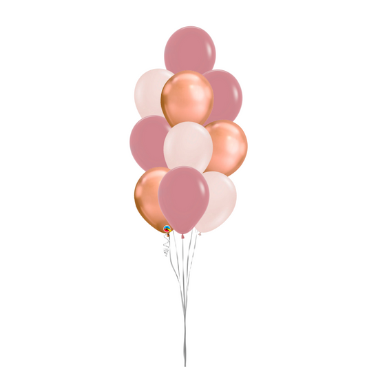 Satin Rose Gold Latex Balloon (11 Inch)