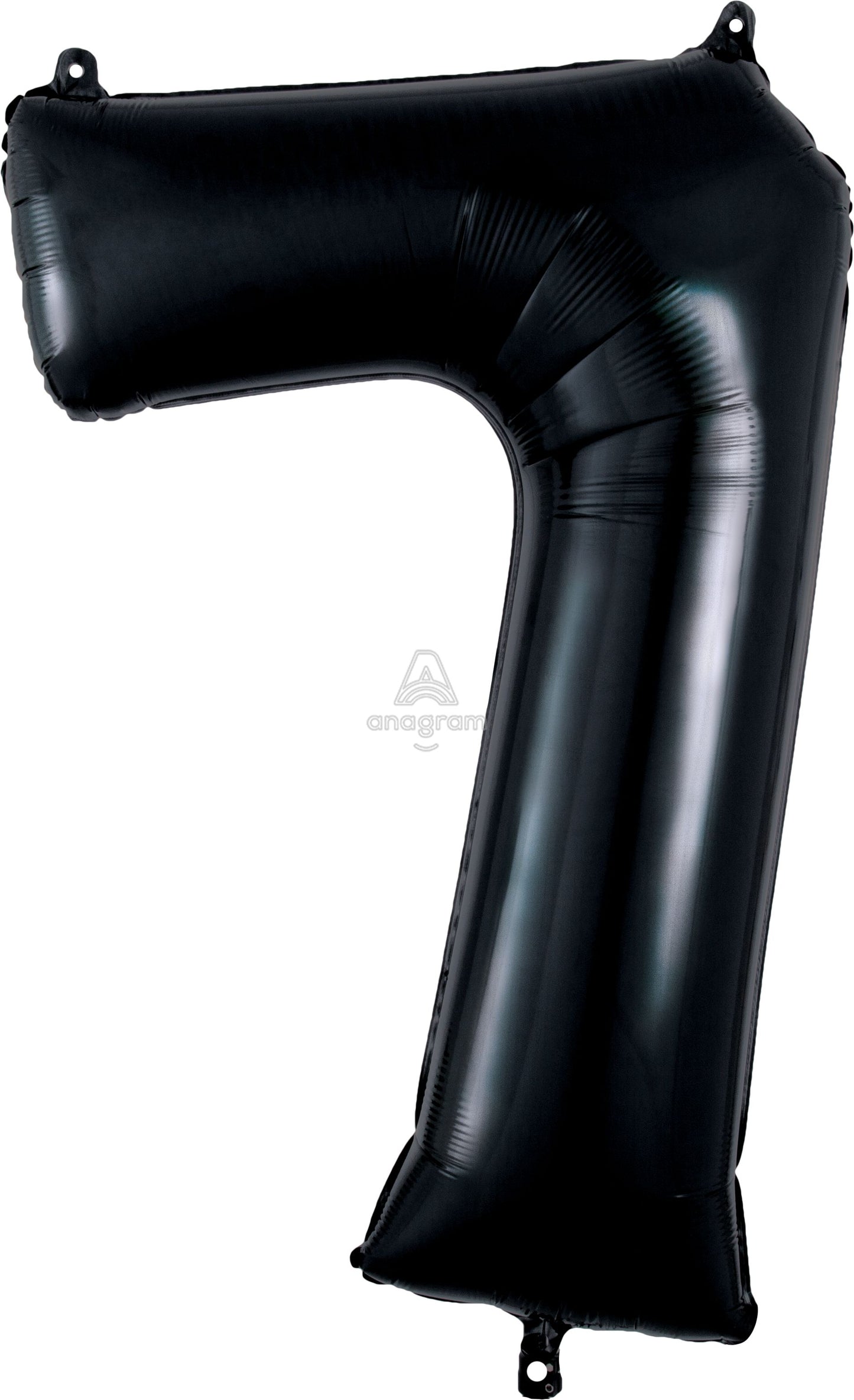 Floating Black Number "7" Balloon (3 Foot or 34 Inch)