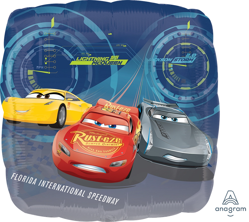 Lightning McQueen Cars 3 Double Sided Balloon (18 Inch)
