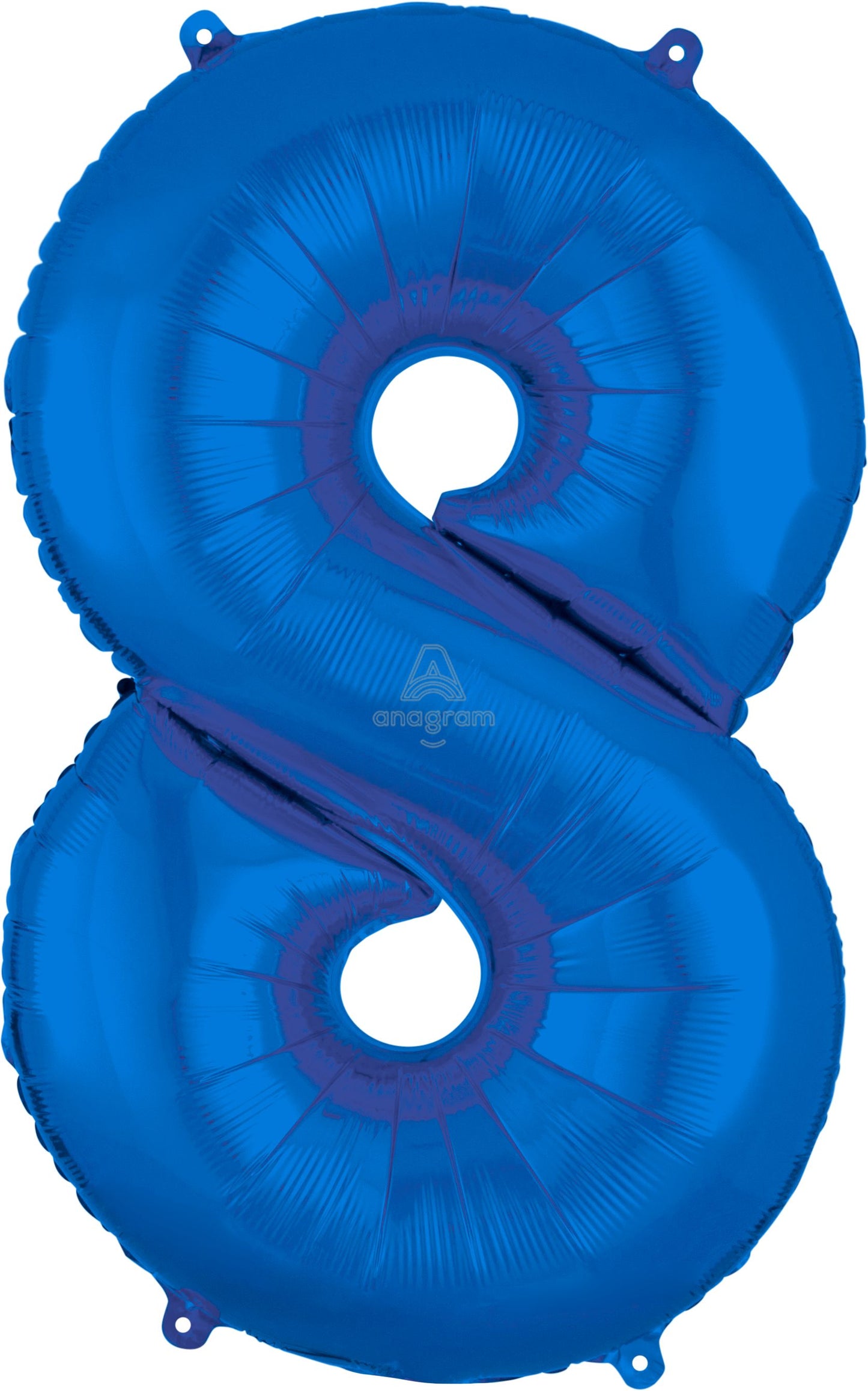 Floating Blue Number "8" Balloon (3 Foot or 34 Inch)