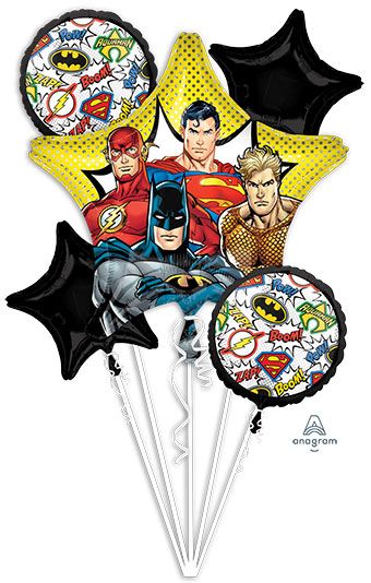 DC's Justice League Balloon Bouquet Kit