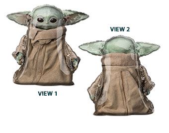 Large Airwalker Balloon Buddy Mandalorian Child Grogu Balloon