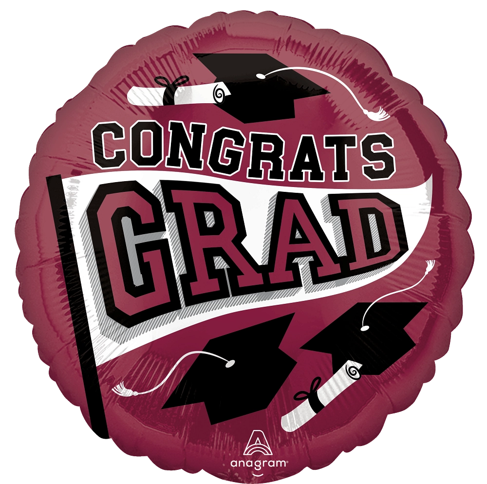 Berry Be True to Your School Grad Balloon (18 Inch)