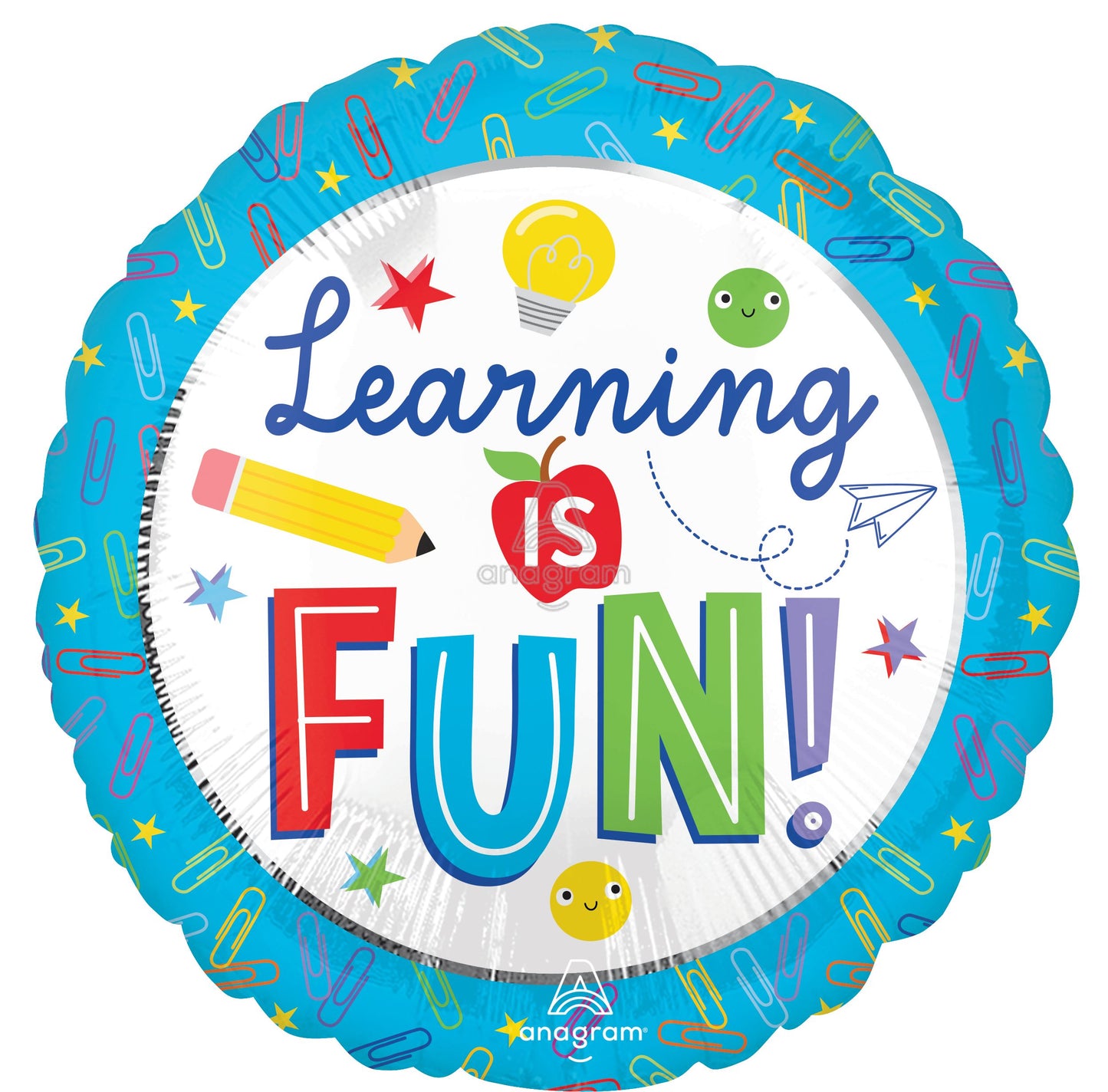 Learning is Fun! 18" Foil Balloon