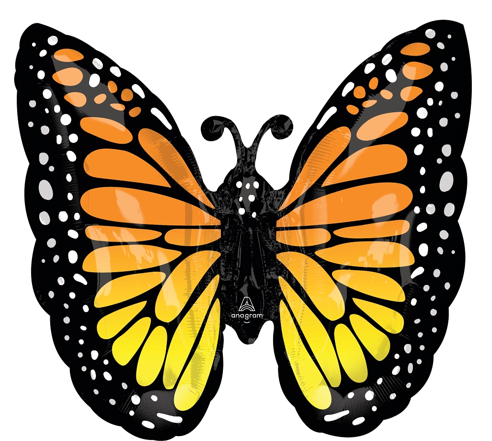 Monarch Orange Butterfly Balloon