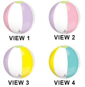 Beach Ball Orbz Balloon