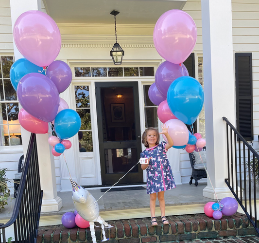 Custom Small Organic Latex Balloon Bouquet