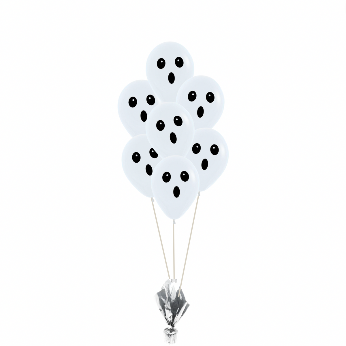 This cute bouquet of 7 little ghosts are sure to cheer up any recipient or add a spooky element to your halloween party.