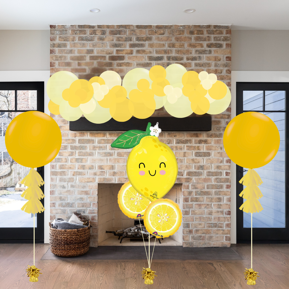 Cute Lemon Balloon Decor Package