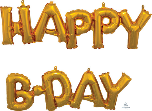 Air-Filled Birthday Banner Phrases