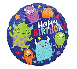 Birthday Monster Fun Balloon (17 Inch)