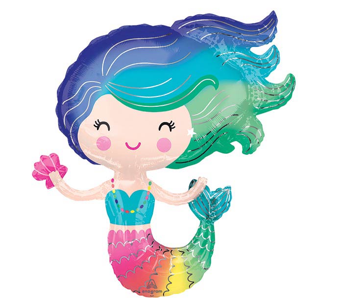Colorful Mermaid Balloon (30 Inch)