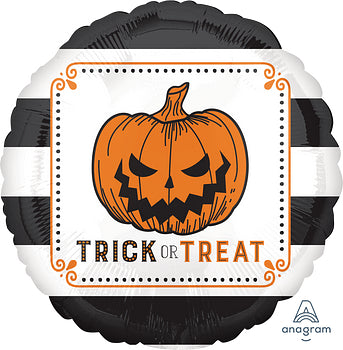 All Hallows Eve Trick or Treat Foil Balloon