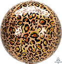 Animal Print Orbz 15" Foil Balloon