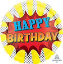 Happy Birthday Comic Super Hero (Various Options)