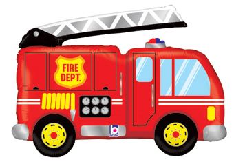 Fire Truck Balloons