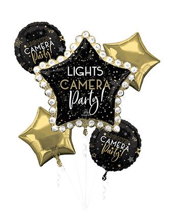 Old Hollywood Bachelorette Themed Balloons