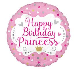 Birthday Princess Tiara Balloons