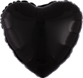 Black Heart Balloon (18 Inch)
