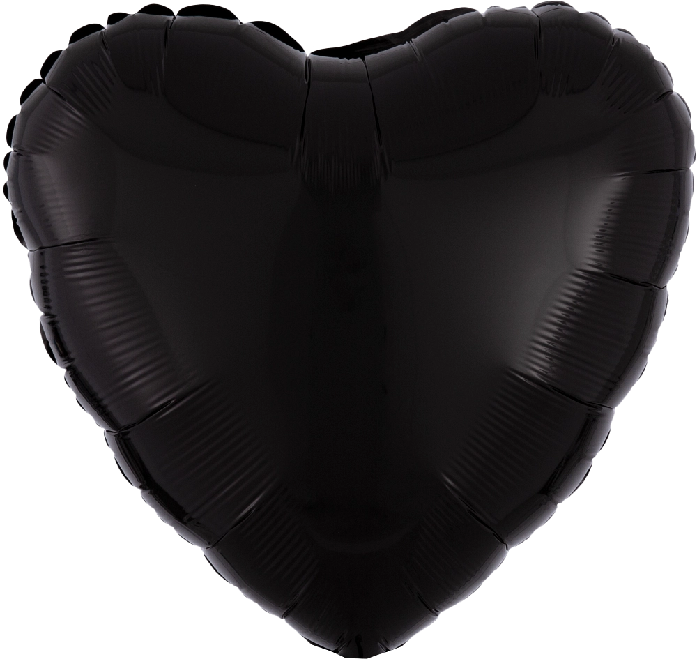 Black Heart Balloon (18 Inch)