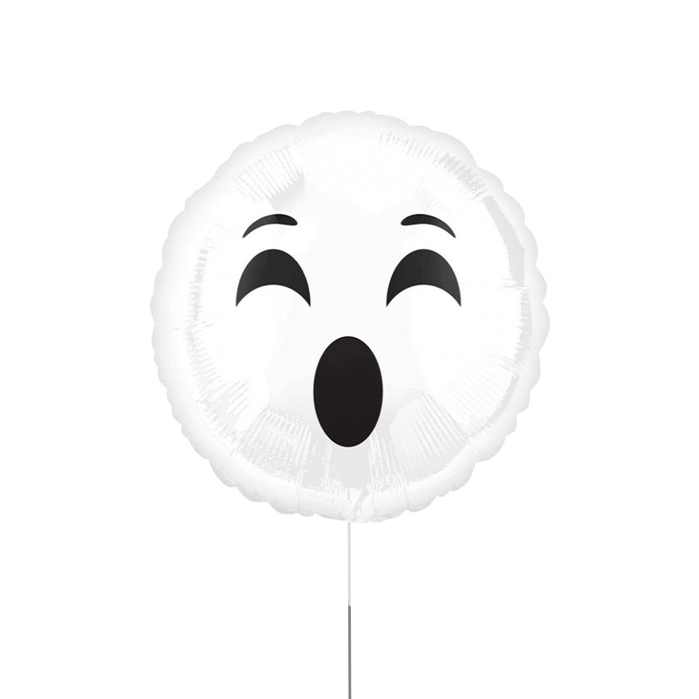 Minimal Ghost emoji #boo Foil Balloon