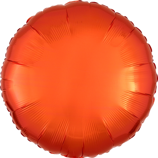 Orange Circle Balloon (18 Inch)