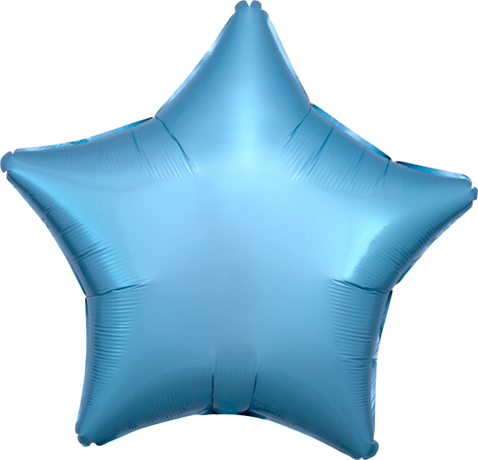 Pastel Blue Star 18" Foil Balloon
