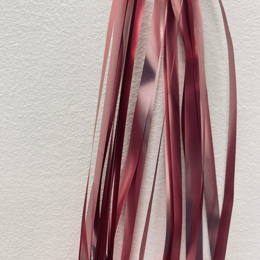 Bright Pink Hanging Streamer Balloon Tails