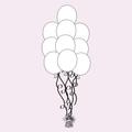 Custom 10 Piece Latex Balloon Bouquet