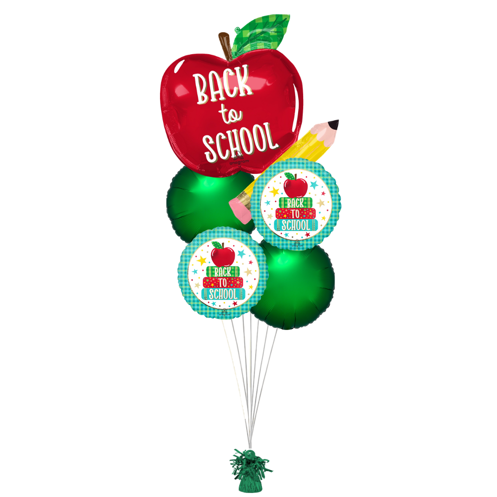 Back to School Gingham Apple Bouquet