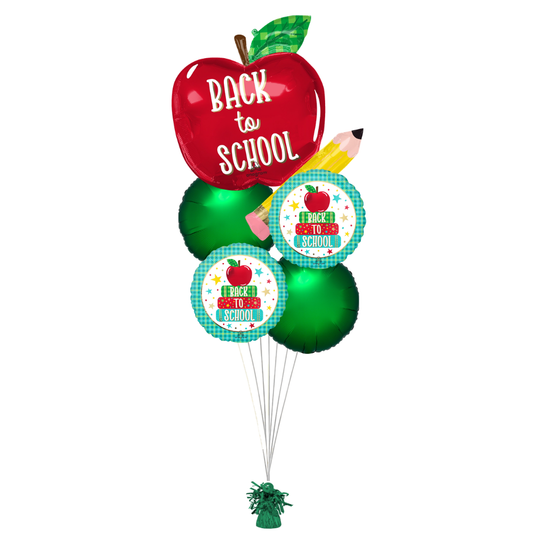 Back to School Gingham Apple Bouquet
