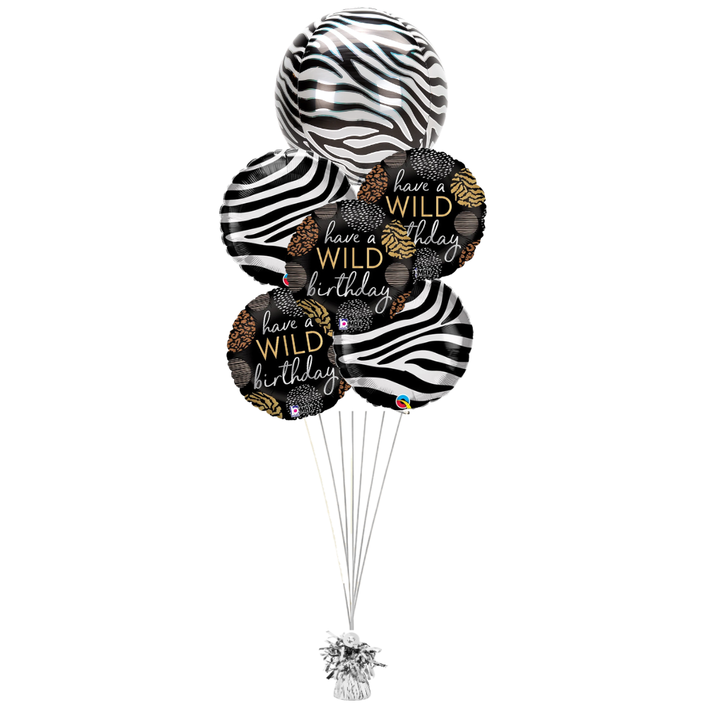 Have a Wild Birthday Animal Print Bouquet