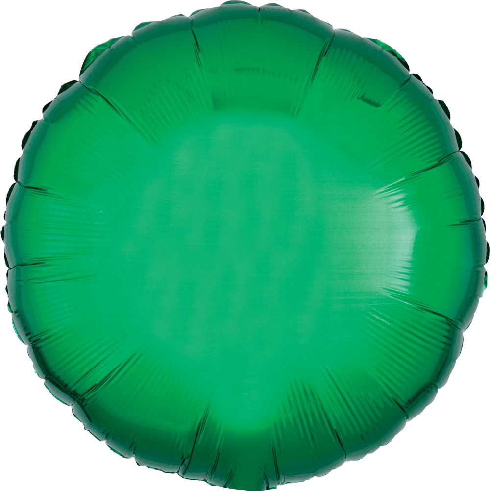 Metallic Green Circle Balloon (18 Inch)