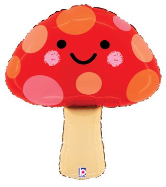Cute Mushroom Balloon (23 Inch)