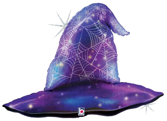Mystical Witch's Hat Halloween Foil Balloon