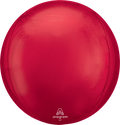 Red Solid Orbz Balloon (15 Inch)