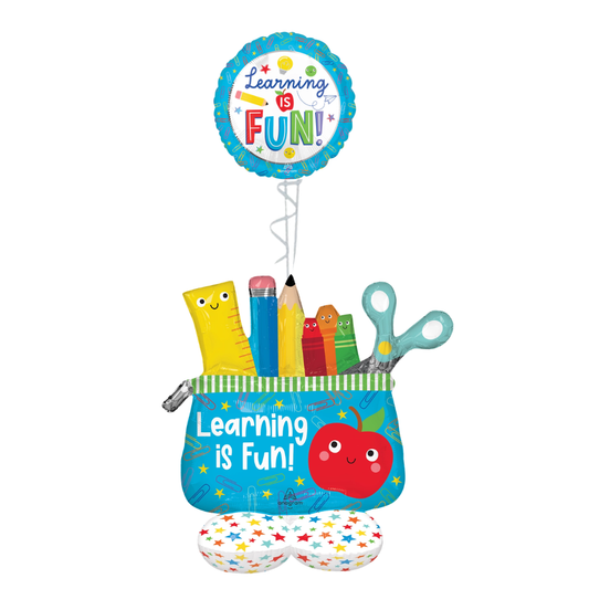 Learning is Fun Pencil Pouch Bouquet