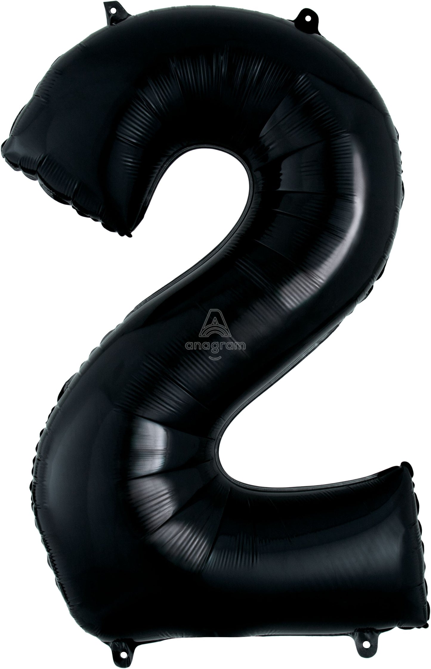 Floating Black Number "2" Balloon (3 Foot or 34 Inch)