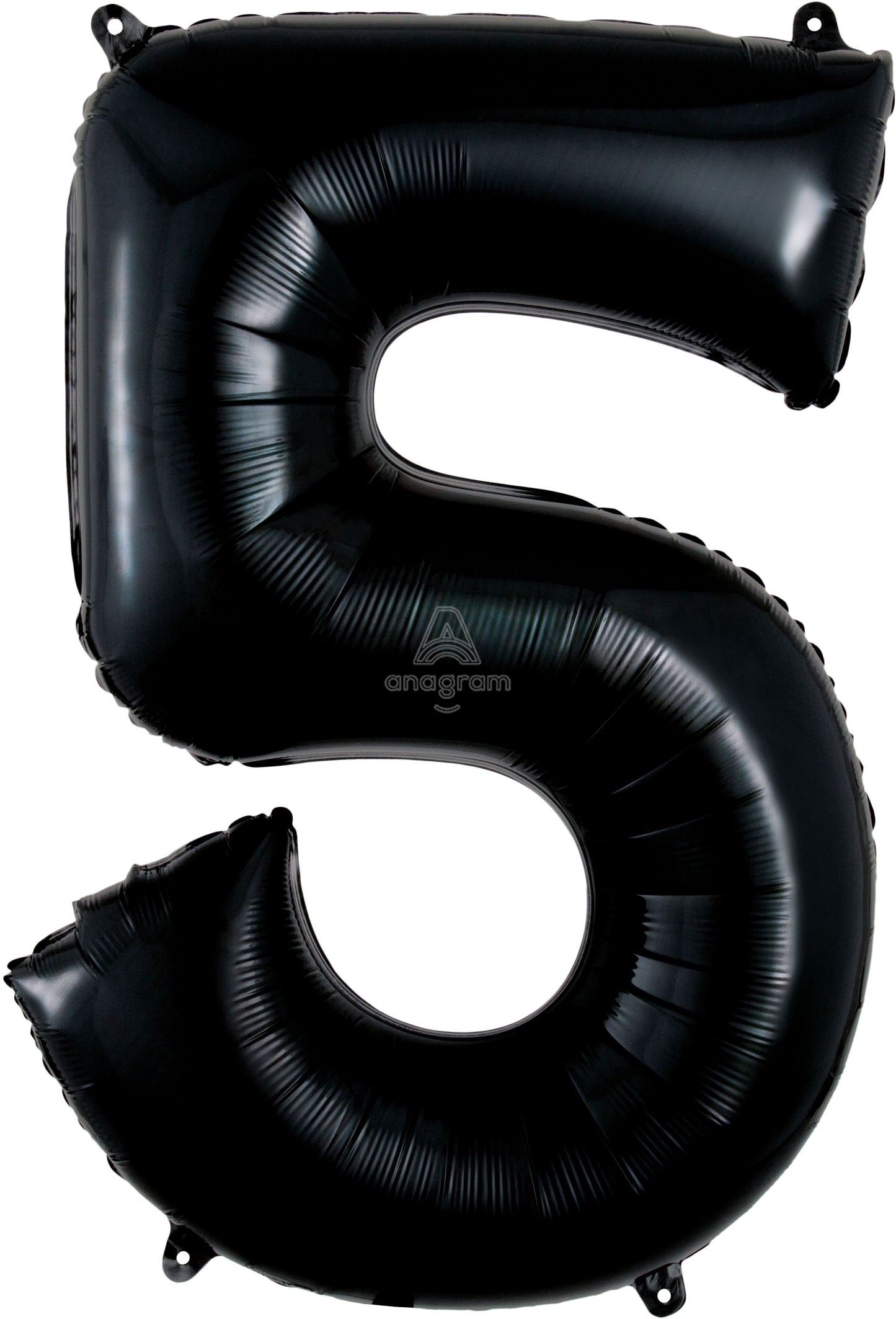 Floating Black Number "5" Balloon (3 Foot or 34 Inch)
