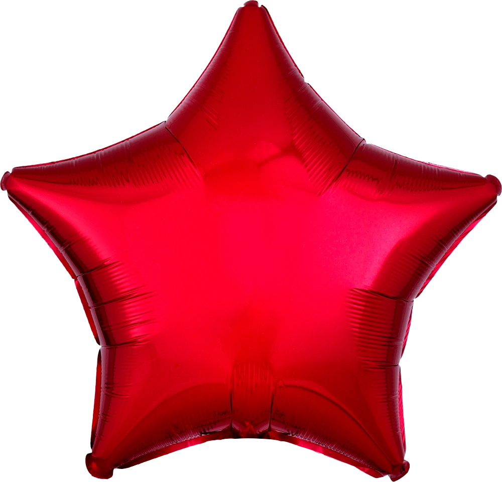 Red Star Foil Balloon (18 Inch)