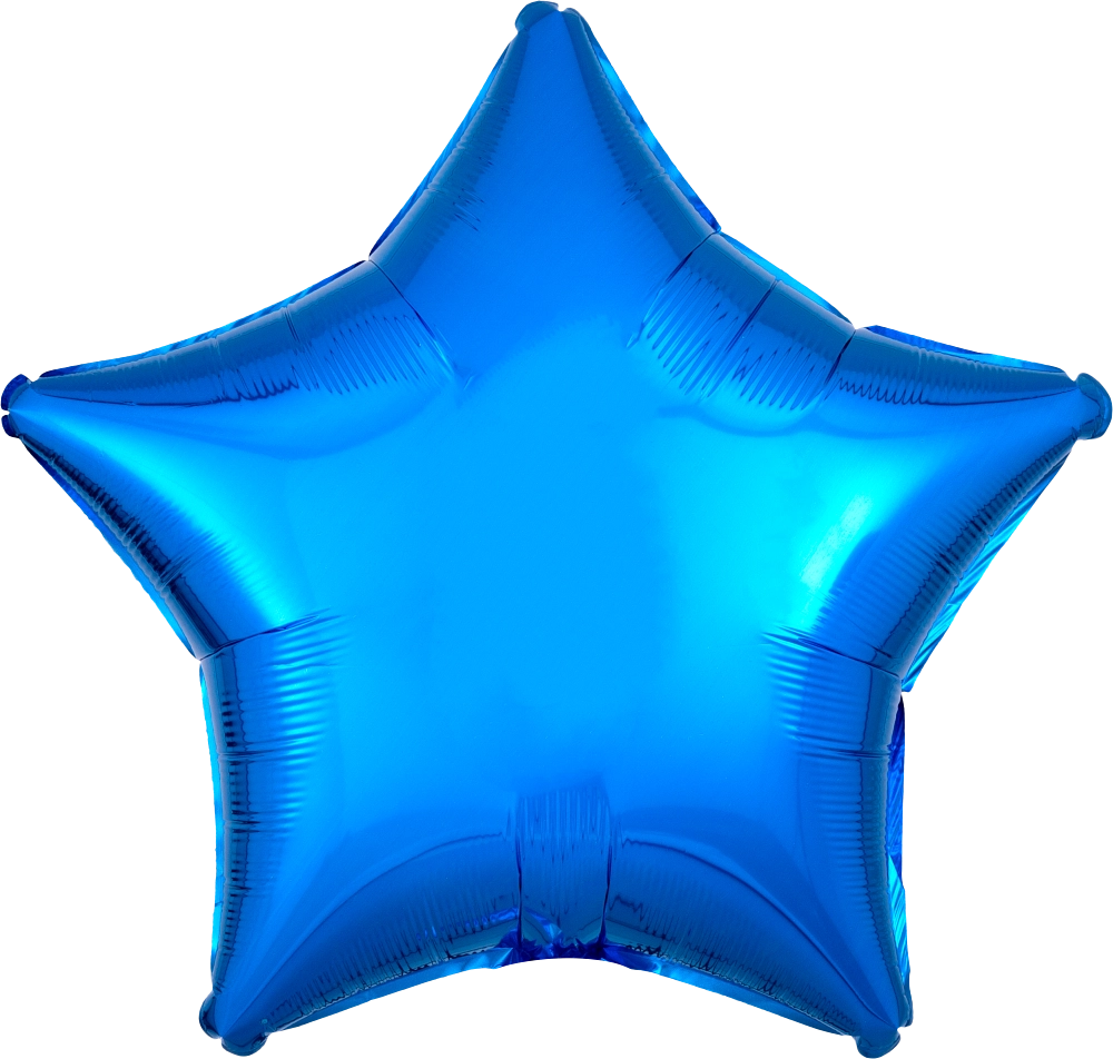 Royal Blue Star Foil Balloon (18 Inch)