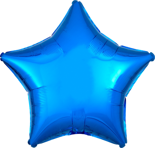 Royal Blue Star Foil Balloon (18 Inch)
