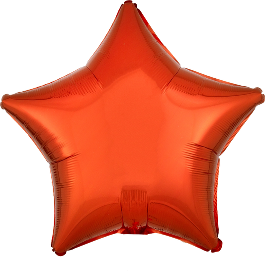 Orange Star Balloon (18 Inch)