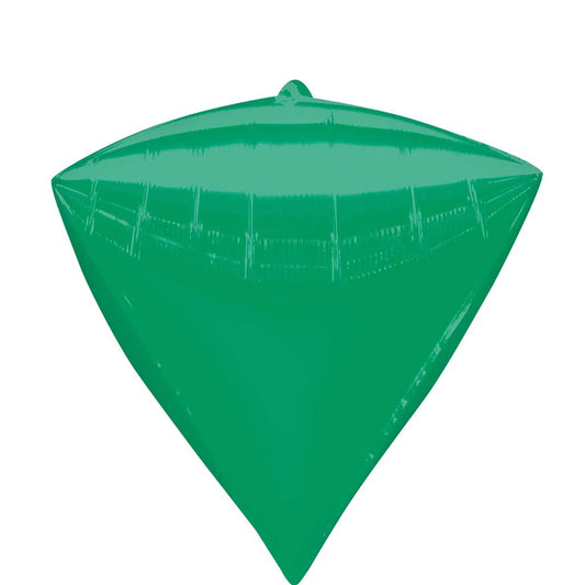 Green 3-D Diamondz Foil Balloon (21 Inch)