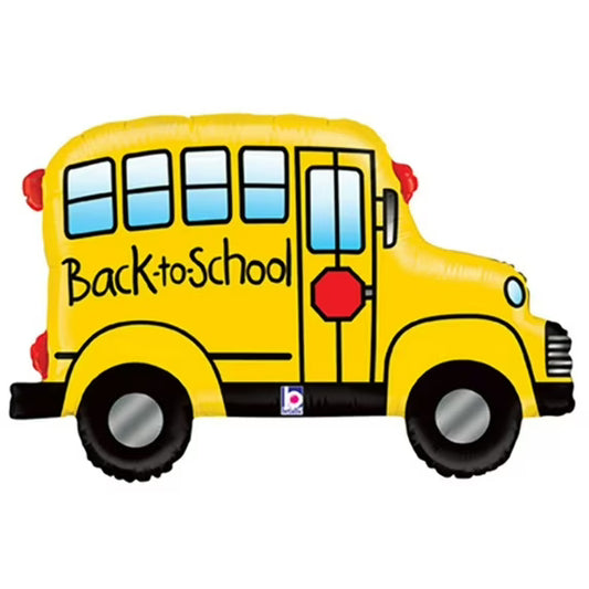 Back to School Bus Foil Balloon