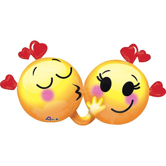 Flirting Emojis Love Balloon (36 Inch)