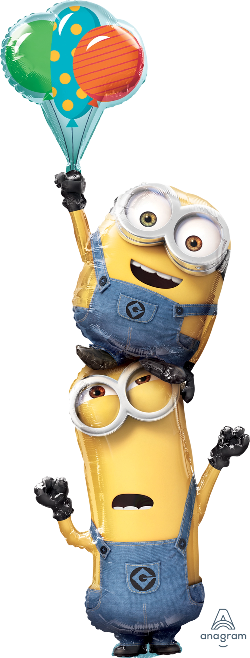 Giant Minions Stacker Airwalker Balloon (61 Inch)
