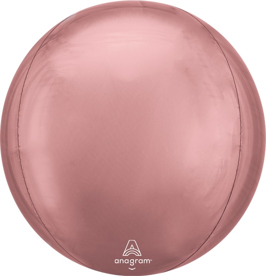 Rose Gold Solid Orbz Balloon (15 Inch)