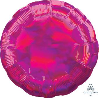Holographic Iridescent Magenta Balloon (18 Inch)